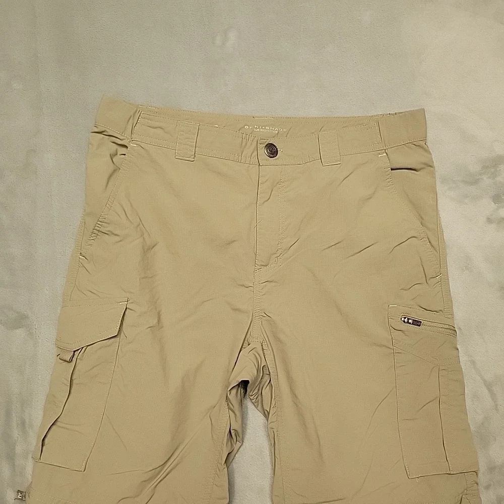 Columbia Cargo Pants Men 32x30 Silver Ridge Convertible Hiking Fishing Utility.